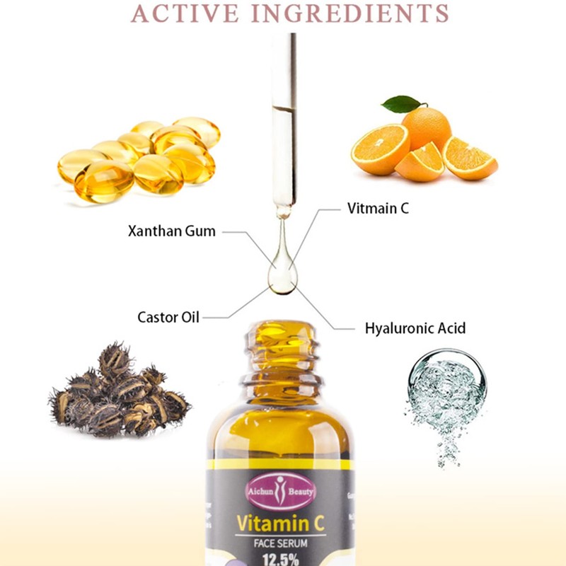 AICHUN BEAUTY 12.5% Vitamin C Face Serum Moisturizing Anti-Freckle Anti-Aging