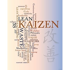 Kaizen Lean Poster, 22" X 28", Made in The USA