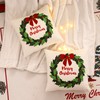 Tosleo Merry Christmas Pillow Covers 18 x 18 inch Set
