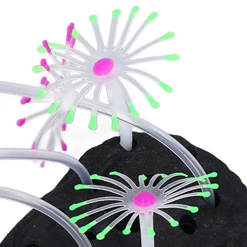 Silicone Glow Fish Tank Decorations Simulation Innovative Landscaping Glowing Artificial