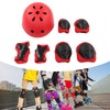 7pcs/set Children Safety Helmet Knee Elbow Pad Sets Breathable Riding