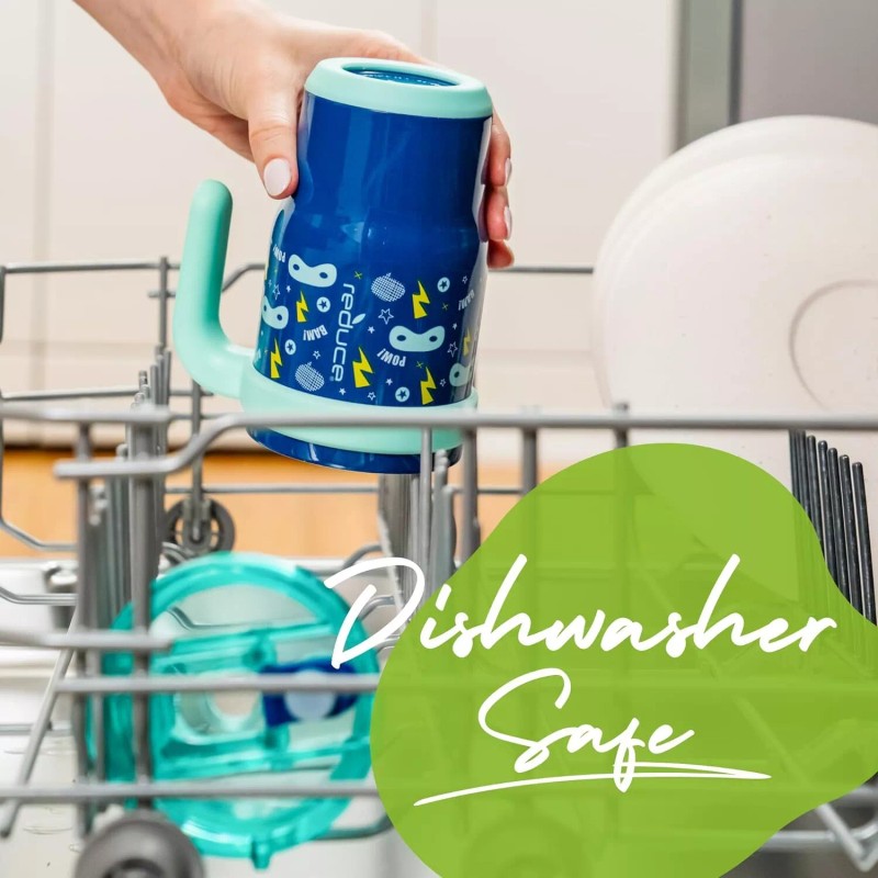 Reduce 14 oz Portable Coldee Tumbler with Handle and Spill-Proof