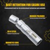 LOGOL 5/8" Swivel Magnetic Spark Plug Socket.3/8" Drive, Enhanced Magnetic
