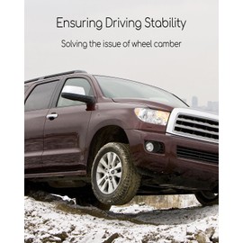 Lower Control Arm Cam Bolts Kit Fit for Toyota Tundra Sequoia 2000-2007, Front Alignment Camber Toe Adjustment Bolts Replace 4840934030 4840934020, 2 Pack for One Side