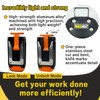MAGGHEVI Tool Pouch with Belt Clip,Quickly Attach and Release from