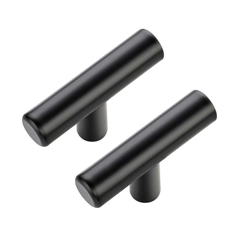 JOY DECOR 50 Pack Cabinet Knobs, Black Cabinet Handles, 2in