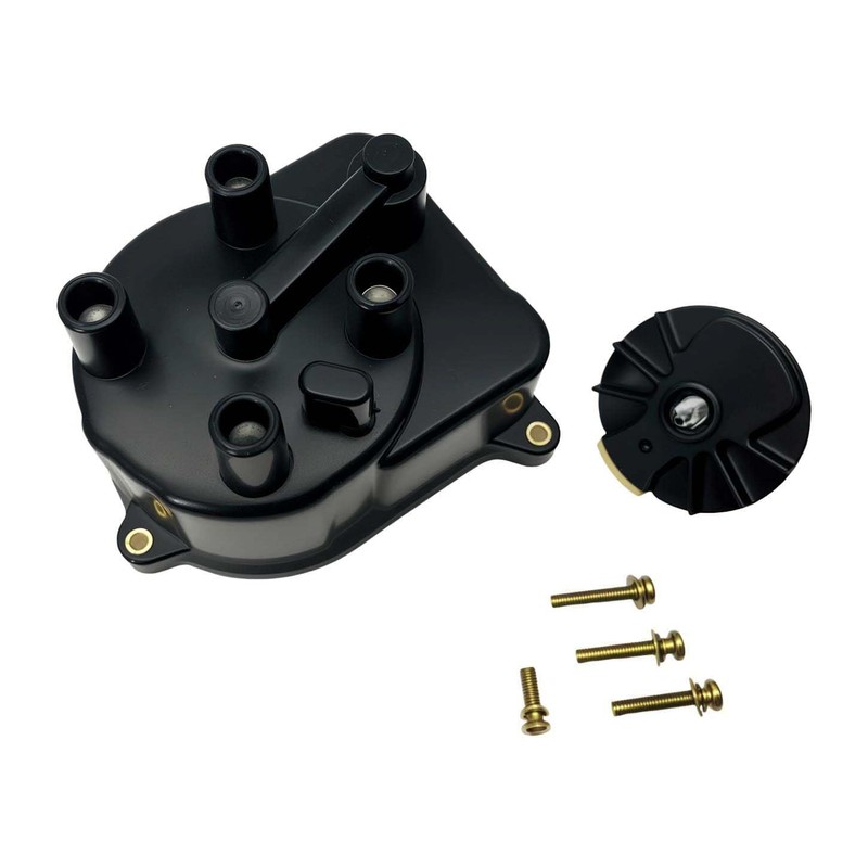 HYNYHT Ignition Distributor Cap and Rotor Kit Set 30102-P54-006 Compatible