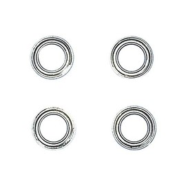 High Standard Bearings 1060ZZ SBR-1060-4 (Inner Diameter 0.2 x 0.4 x Thickness 0.1 inch (6 mm) x 0.4 inch (10 mm) x Thickness 0.1 inch (3 mm), 4 Pieces