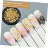 Baluue Alloy Nail Decoration Moon Star Sequin Stickers for Crafting
