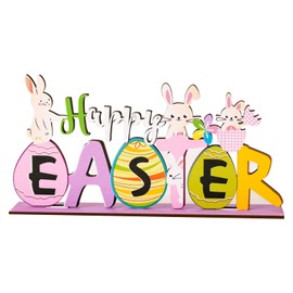 Easter Decorations,Easter Decorations Home,Easter Table Decorations,Happy Easter Sign,Easter Wooden Decorations,Wooden Crafts Easter Party Decorations,For Easter Party Decoration Indoor Home Decor