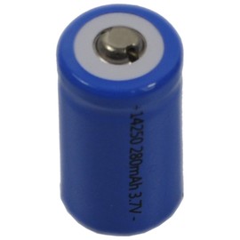 BTBAI 6X 14250 Battery Top Button 280mah li-ion Rechargeable 3.7V New s1a