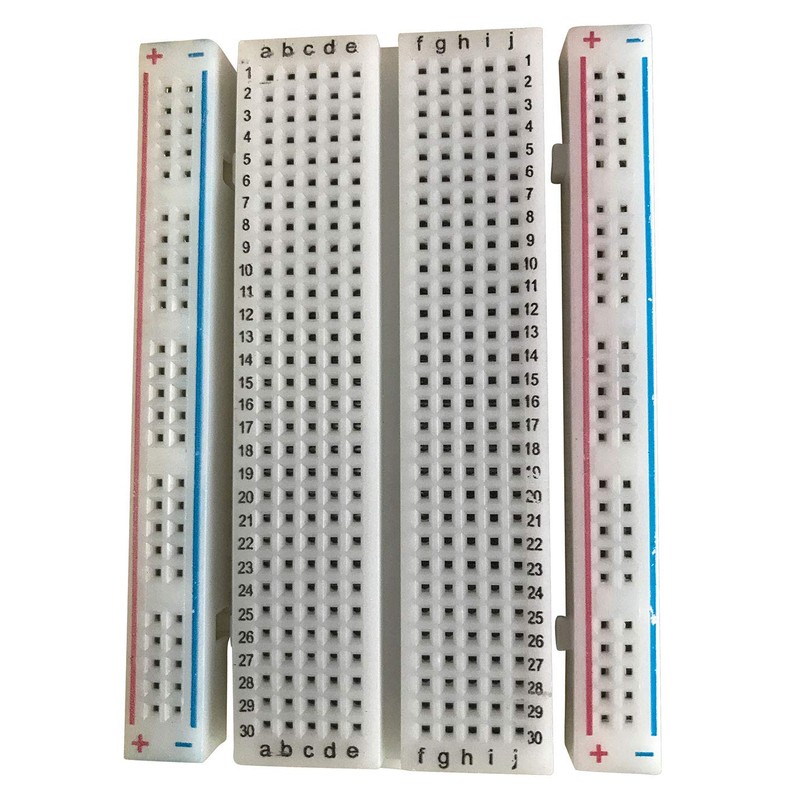 VKLSVAN 5pcs 400 Holes Mini Breadboard Laboratory Board 8.5*5.5CM Wire