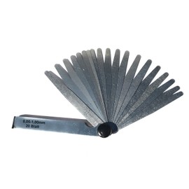 Vorel 15200 Feeler Gauge 99.8 mm Long and Measuring Range 0.05 - 1.00 mm 20-Piece