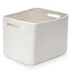 Shelf Woven Storage Basket, 15 x 10 x 9” Closet