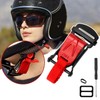 OICCTBF Red Helmet Quick Release Buckle,Stainless Steel Helmets Replacement Kit