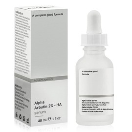 Alpha Arbutin Serum 30ML, Alpha Arbutin 2%+HA Hyaluronsäure, Gesichtspflege Set, Hyaluronic Acid Serum, Anti-Falten Serum, Gesichtsserum für Poren, Dark Spots, Akne, Moisturizer Face Serum