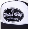 King Kerosin Men's Snapback Street Style Motor Way, black
