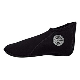 AKONA 2mm Low Top Neoprene Snorkeling/Dive Sock, Size: 4