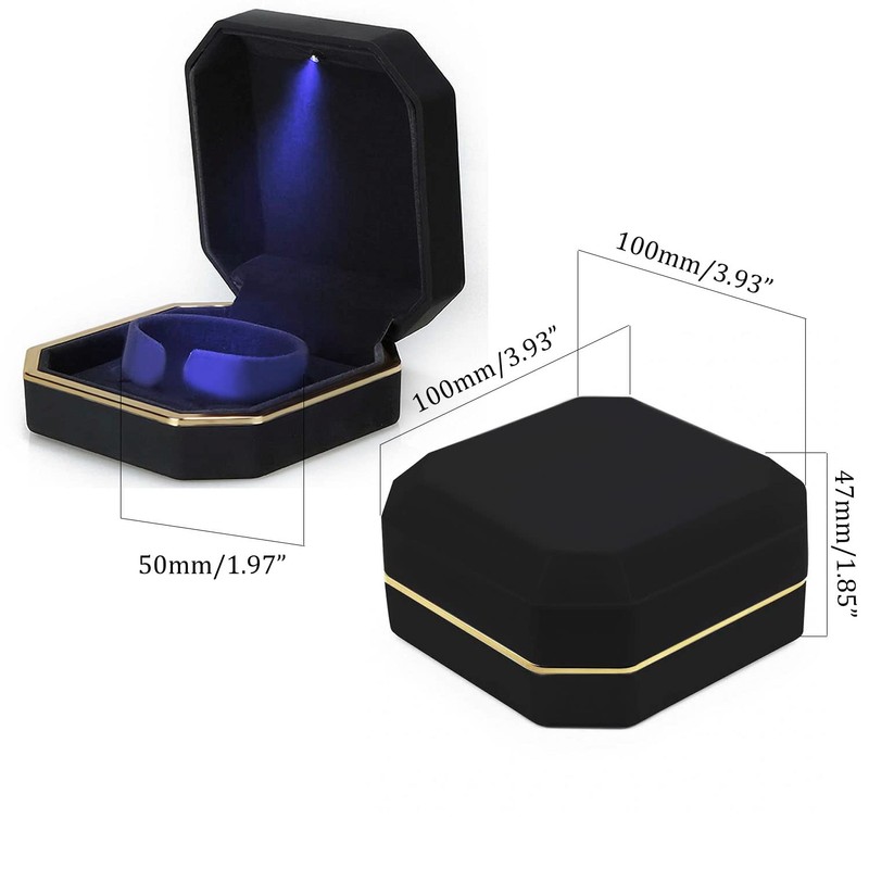 AVESON Luxury Bracelet Box, Velvet Jewelry Box Storage Case Organizer