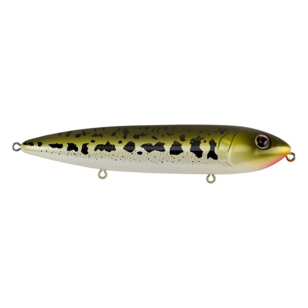 Berkley J-Walker 100 Topwater Fishing Lure, Baby Bass, 1/2 oz, 100mm Topwater, Tail Weighted Design Tuned for Casting Distance, Equipped with Fusion19 Hook
