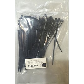 Kab24® Industrial Cable Ties Pack of 100 Polyamide UL Approval Halogen-Free 102 mm x 2.5 mm Black UV-Stabilised
