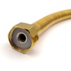 50cm Gold Stainless Steel Plumbing Hose and Angle Valve Connector