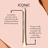 ICONIC LONDON Concealer Duo Brush | Two Sided Makeup Brush,