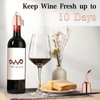 OWO Stainless Steel Wine Bottle Stopper, Reusable Wine Saver with