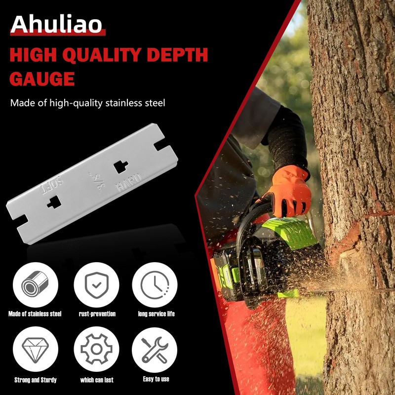 Depth Gauge for Husqvarna 5056981-01N Chainsaw Raker Chain Depth Gauge,