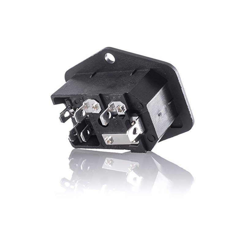 Hifi Lab IEC Built-In Plug Socket C-14 with Switch Audio