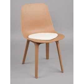 myfelt Linéa Flat Felt Seat Cushion Round Diameter 36 cm White