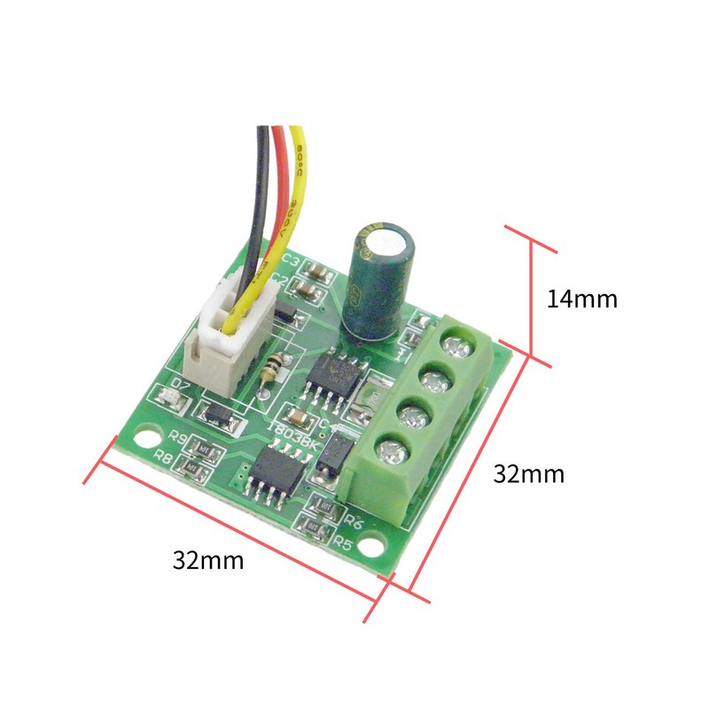 CHANCS PWM Speed Controller DC 1.8V-15V 2A Motor Control Module