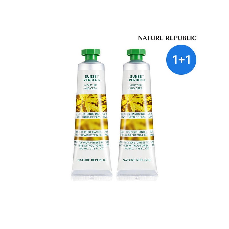 Nature Republic [네이처리퍼블릭] 1+1 핸드 앤 네이처 선셋 버베나 핸드크림