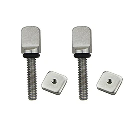 UP100 10pcs Surf Longboard SUP Center Sliding Fin Box Plate Smart Stainless Screw (Manual Tip)