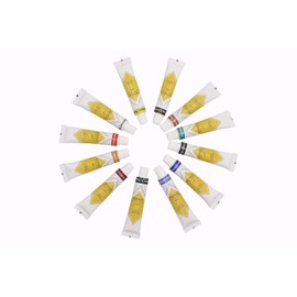 Artme Acrylic Paint Set, 12 x 12ml Tubes, Non-Toxic Rich Colours for Canvas, Crafts, Students & Artists
