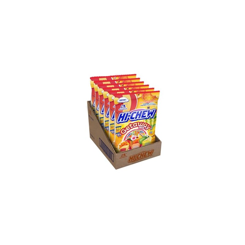 HI-CHEW Getaway Mix, Pack of 6 Bags, 3oz each -