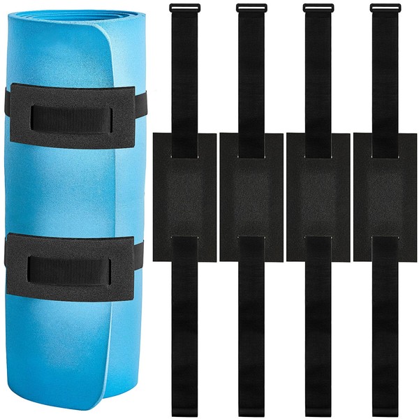 8 Pcs Water Mat Straps with Pad Protectors Set, Foam