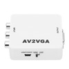 For AV to VGA Conveter Portable 1920x1080 HD AV2VGA Video