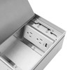 Recessed Flat Hidden Floor Electrical Outlet Kit, Electrical Outlet Cover