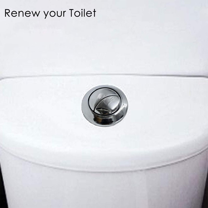 48mm/1.89 inch Dual Push Flushing Toilet Button Toilet Tank Button