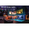 SHENKENUO New LED Strip Lights 16.4ft Music Sync 2835 RGB