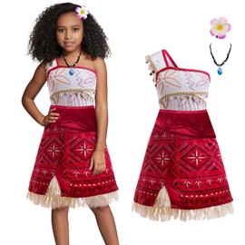 Mukola Kids Ocean Princess Costume Girls Adventure Theme Birthday Princess Dress up Outfit 3-10 Years