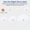 Avery Printable Round Labels with Sure Feed, 2" Diameter, Glossy