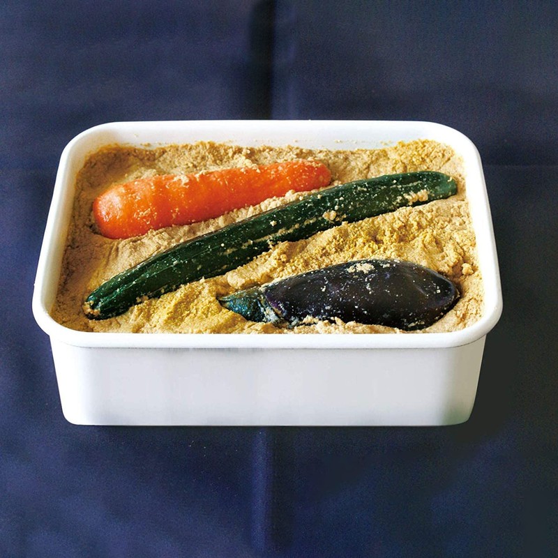 Fujihoro NK-201 Storage Container, Small Bran Pickle Container with Water