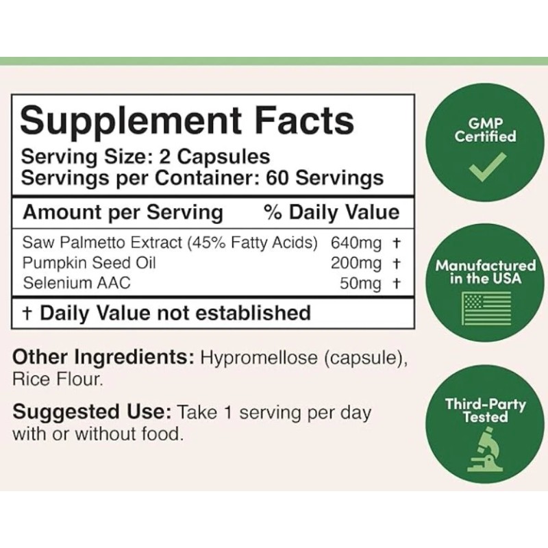 Double Wood Prostate Support (Expires: 06/2025)