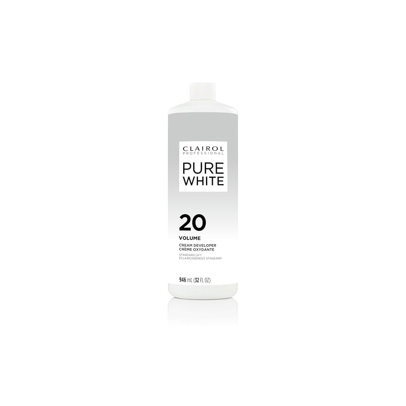 Clairol Pure White 20 Volume Creme Developer Cream Unisex 32