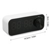 Bluetooth Speaker Alarm Clock Radio Digital LED Display Subwoofer Mini