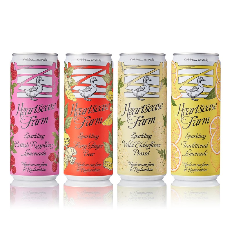 Heartsease Farm Sparkling Elderflower Presse 12 x 330ml