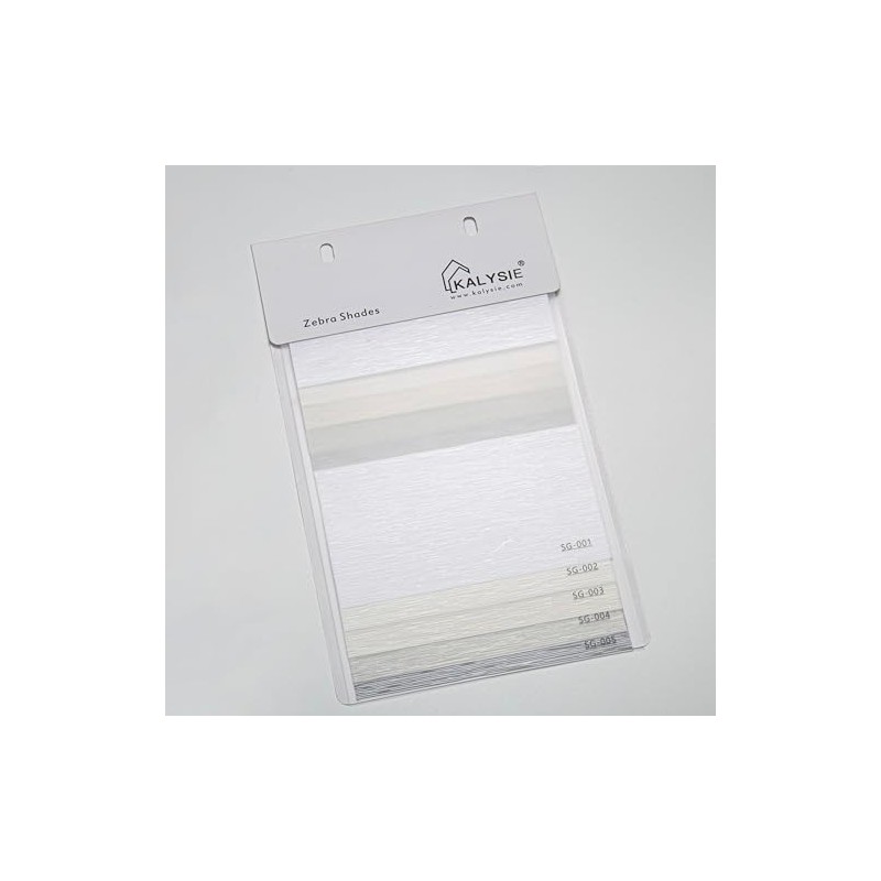 KALYSIE Fabric Sample for Zebra Roller Window Blinds