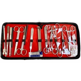 Hergom Estuche De Disección Kit 20 Piezas Acero Inoxidable Hergom